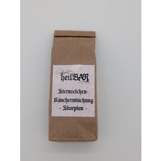 Räuchermischung Sternzeichen Skorpion